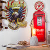 American Pride Embossed Metal Sign